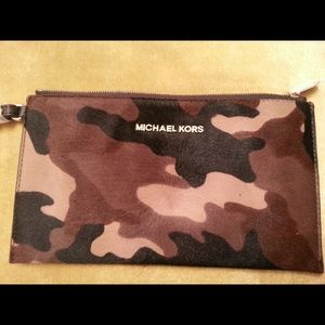 Authentic Michael Kors duffle clutch